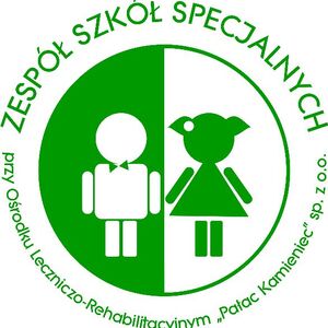 Logo jednostki Zespołu Szkół Specjalnych przy Ośrodku Leczniczo-Rehabilitacyjnym „Pałac Kamieniec” sp. z o.o. w Kamieńcu